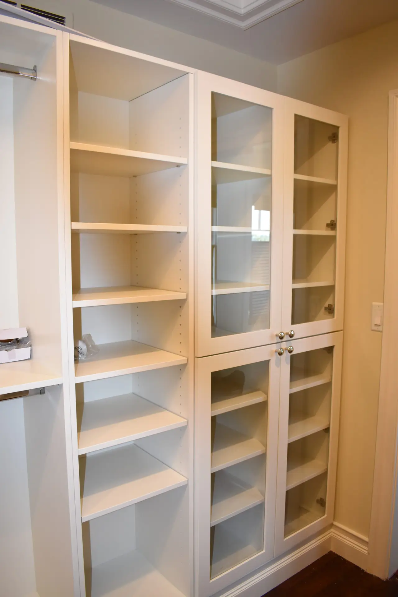 Custom closet cabinetry