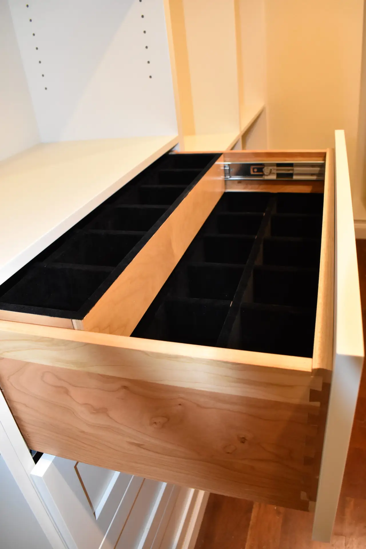 velvet jewelry storage