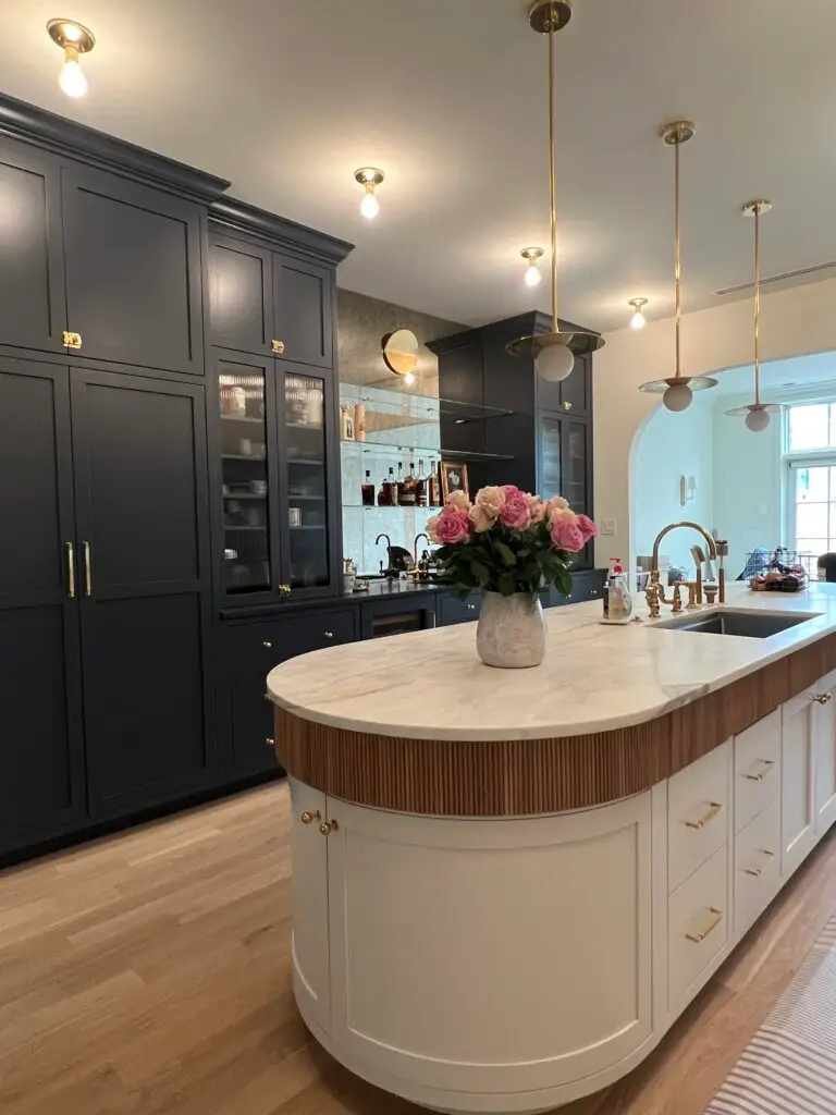 Custom kitchen island