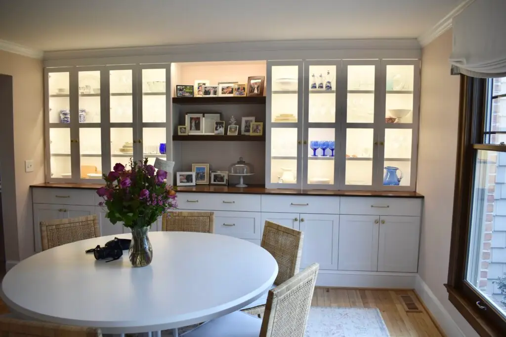 Dining room cabinetry